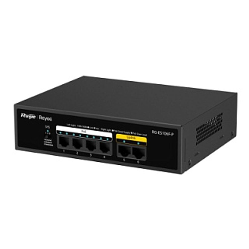 Ruijie | Reyee RG-ES106F-P PoE Коммутатор
